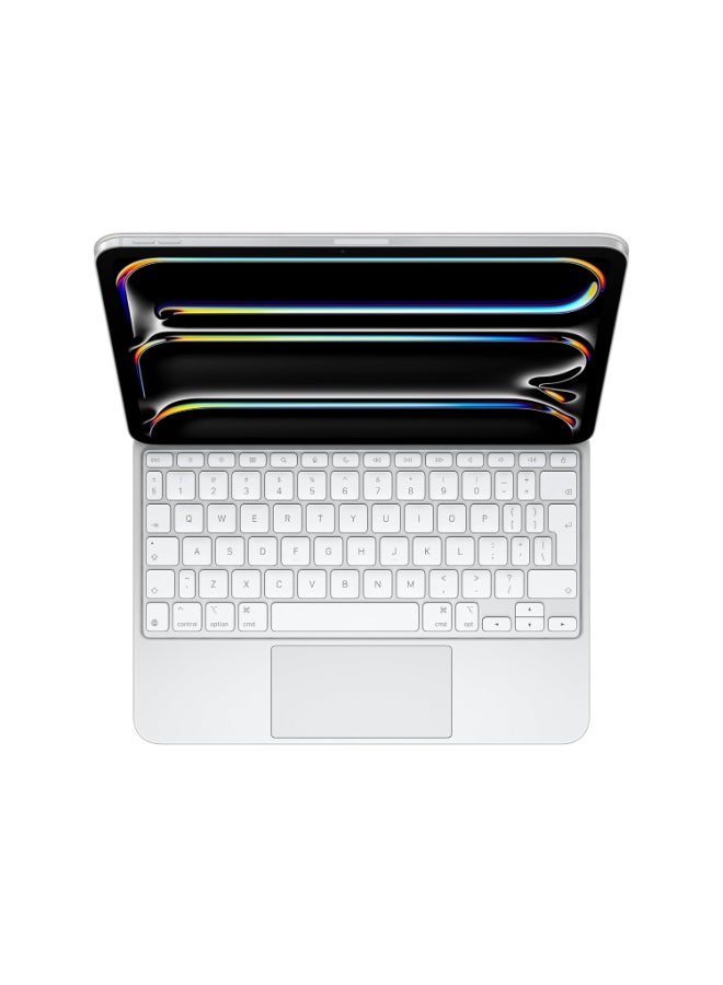 Apple Certified Pre Owned - iPad Magic Keyboard Case for iPad Pro 11" (M4) - White - Image 5