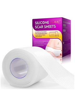 Elaimei Silicone Scar Tape (4 cm x 1.5m) 1Piece Sheet Roll For Scar ...