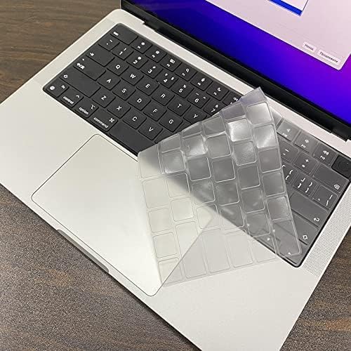 OJOS Keyboard Cover for 2026 2025 2024-2021 M5 M4 M3 M2 M1 MacBook Air 13.6" 15" A3240 A3113 A2681 A3241 A3114 A2941,Pro 14" 16" A3434 A3112 A3185 A3401 A3403 A2442 Ultra-Thin Protector Skin-Clear - Image 4
