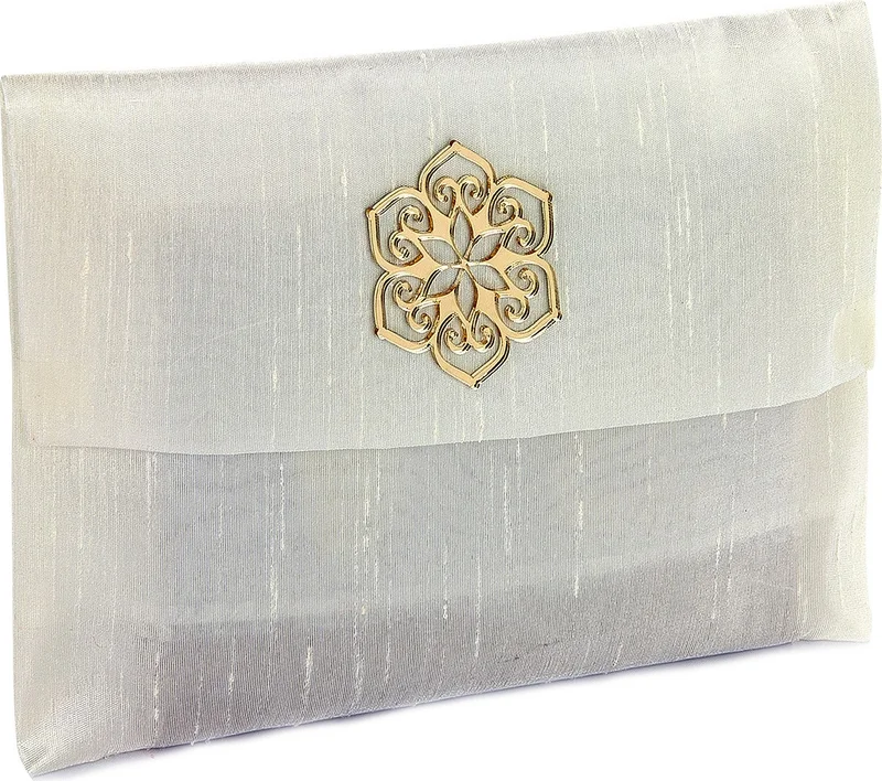 ايهفان Ihvan Father's Day Special Name Printed Fabric Covered Yasin Book Set with Prayer Mat, Rosary and Pouch - White Color