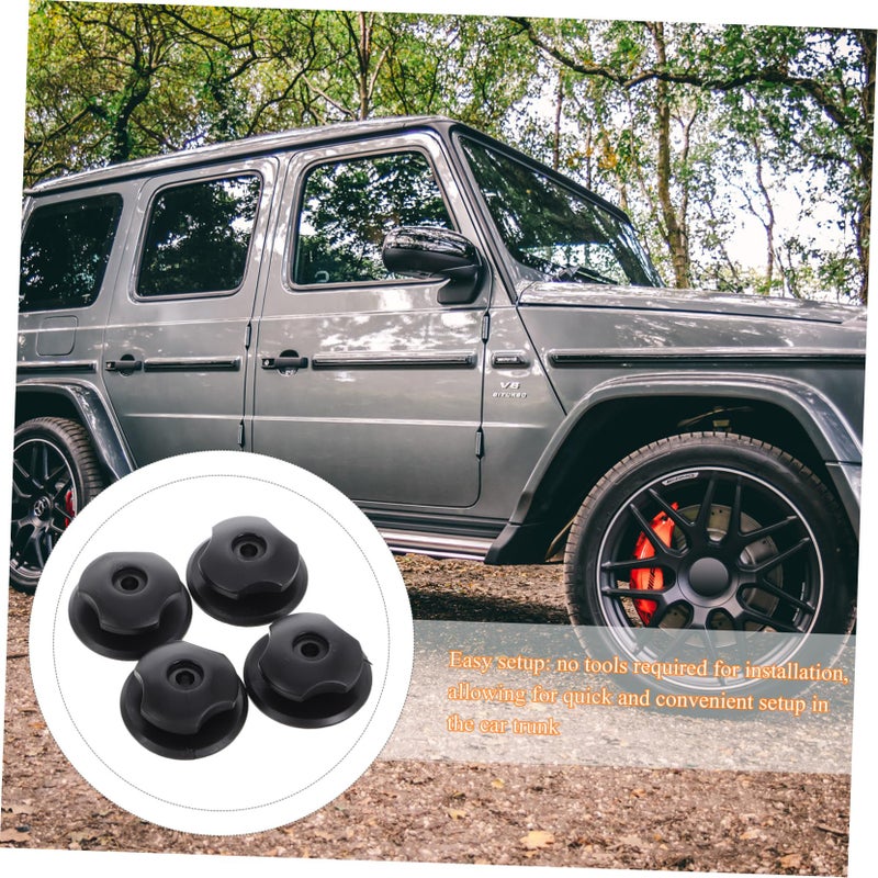 Heavy Duty Car Cargo Net Hooks 4 Set with Adhesive Tape for Trunk Storage Easy Mounting - Image 5