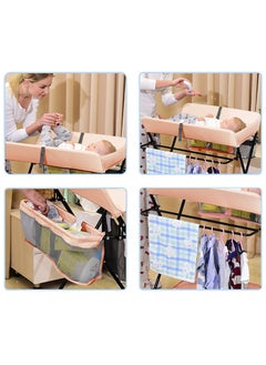 Baby Changing Table,Foldable, Portable,With Wheels, Height Can Be Adjusted In Three Steps,Waterproof Diaper Changing Table Pad Topper - pzsku/Z205CAB1076FC0CA1CC03Z/45/_/1716795567/34b3b6f3-8c44-476d-bf40-38fc0990dd86