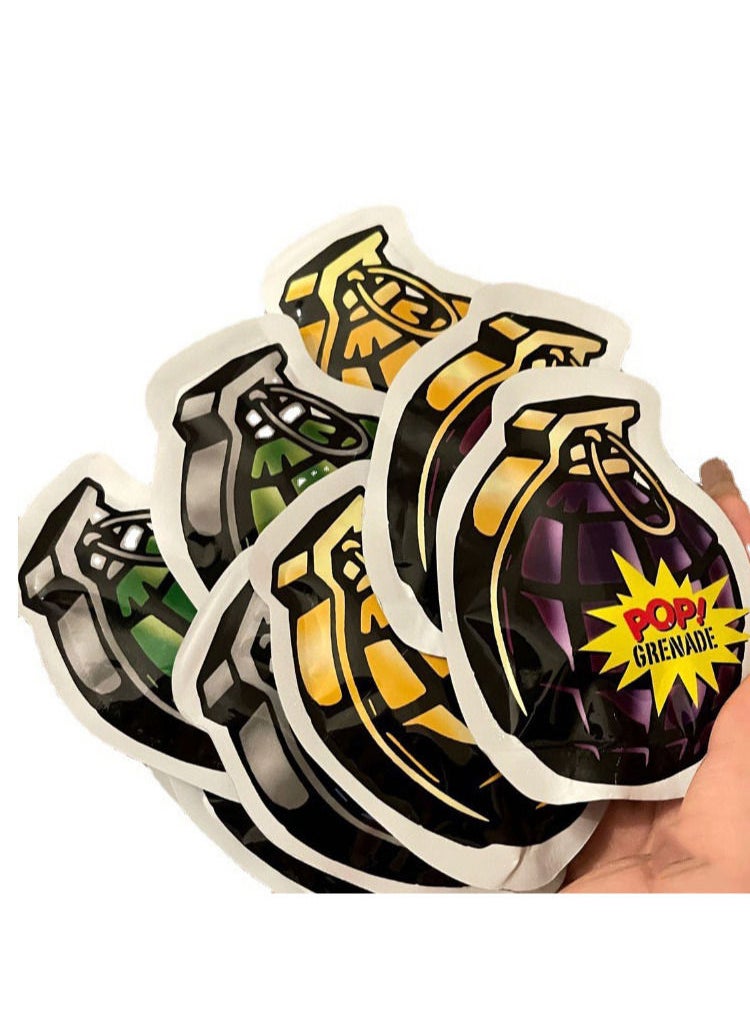 MissTiara - 100 Pack Inflatable Colorful Grenade Tricky Toys Prank Simulation Funny Bomb Bag Fun Interactive Student Decompression Toys Funny Toys - Image 1