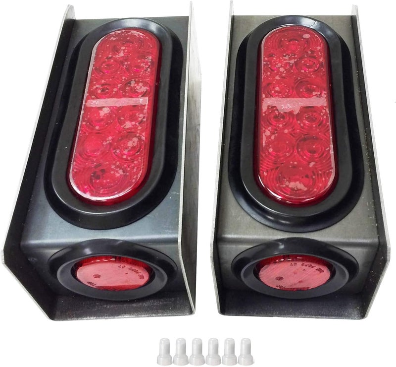 LIBRA Steel Trailer Light Boxes with LED Lights - Image 1
