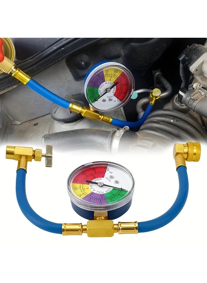 R134a Car AC Refrigerant Refill Kit Set 5 With 1 2 Inch Bottle Cap Opener - Image 1