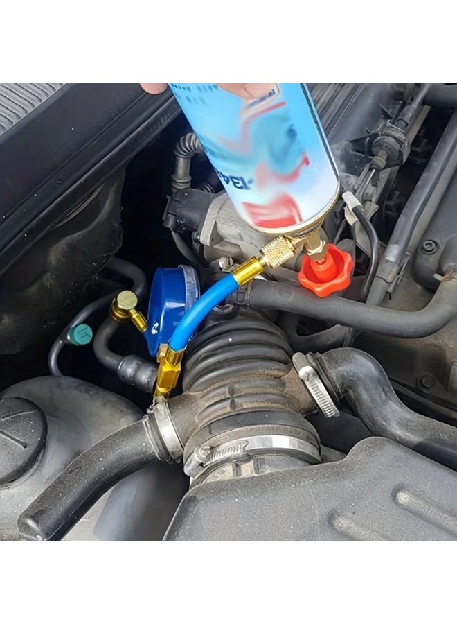 R134a Car AC Refrigerant Refill Kit Set 5 With 1 2 Inch Bottle Cap Opener - Image 5