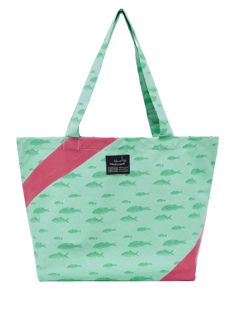UAE Year Of Upcycled Medium Totebag with Pocket - Image 1
