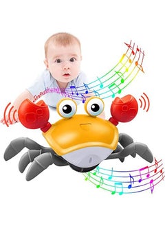 Arabest Crawling Crab Baby Toy, Tummy Time Baby Toys Will Automatically Avoid Obstacles,Guiding Baby to Crawl, Crawling Toys with Music and LED Light, for Boys Girls Infant Toys  - Image 1