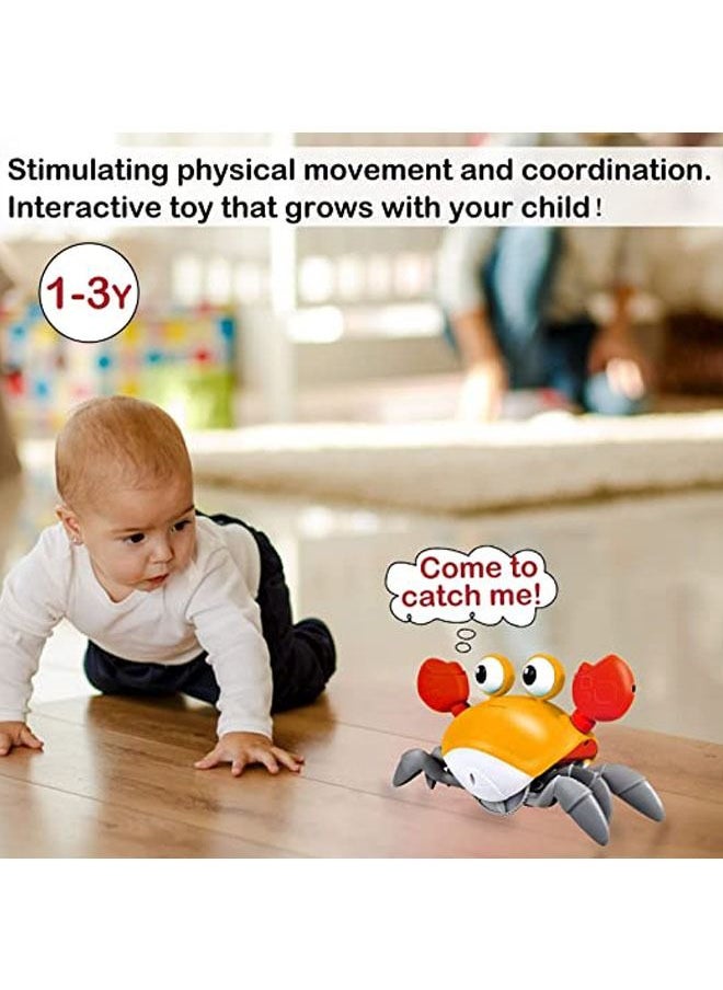 Arabest Crawling Crab Baby Toy, Tummy Time Baby Toys Will Automatically Avoid Obstacles,Guiding Baby to Crawl, Crawling Toys with Music and LED Light, for Boys Girls Infant Toys  - Image 5