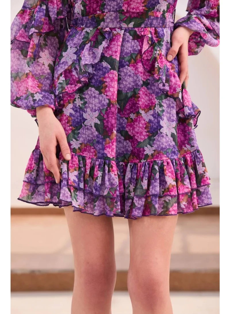 Luxe & Hardy  Luxe & Hardy Gigi Mini Flared Dress for Women | Best Price UAE