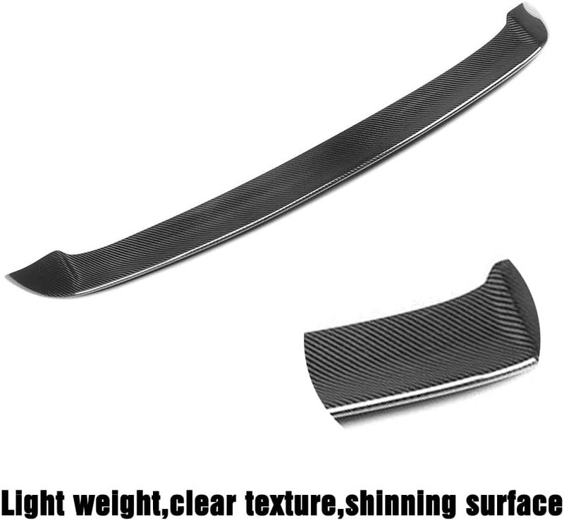 QASULER Carbon Fiber Rear Trunk Spoiler for VW Golf 6 MK6 VI R20 GTI - Image 3