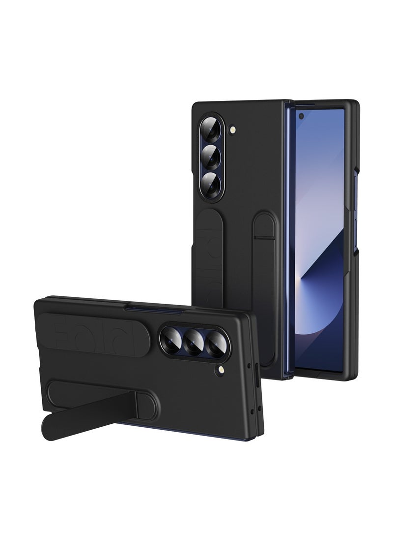 عام حافظة هاتف واقية ضد السقوط بتصميم نجمي وسوار مدمج لهاتف Samsung Galaxy Z Fold 6 5G - Image 1