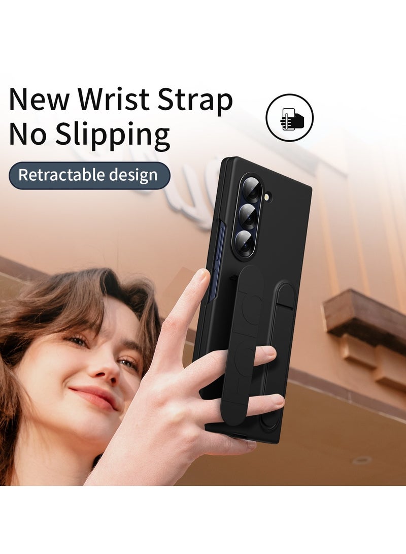 عام حافظة هاتف واقية ضد السقوط بتصميم نجمي وسوار مدمج لهاتف Samsung Galaxy Z Fold 6 5G - Image 3