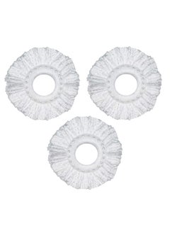 GTC GTC® Microfiber Mop Head Refill for 360° Rotating Easy Spin Mop Cleaner Duster (Pack of 3)  - Image 1