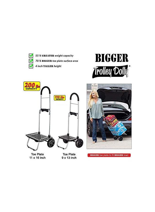 Bigger Trolley Dolly Black Shopping Grocery Foldable Cart - pzsku/Z205D2DB433F8D7485B90Z/45/_/1695799244/d32e00a0-90ab-40e5-90d7-2565f4eb7035