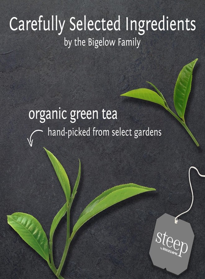Bigelow Tea steep Organic Pure Green Tea, Caffeinated, 20 Count (Pack of 6), 120 Tea Bags Total - Image 3