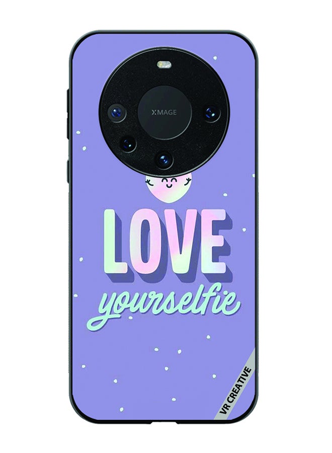 VR CREATIVE Protective Case Cover For Huawei Mate 60 Love Your selfie Design Multicolour - Image 1