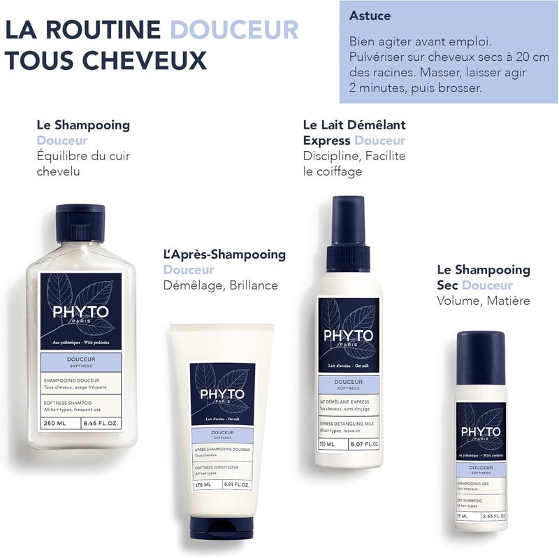 PHYTO PARIS Softness Dry Shampoo for All Hair Types - 75ml - Image 4