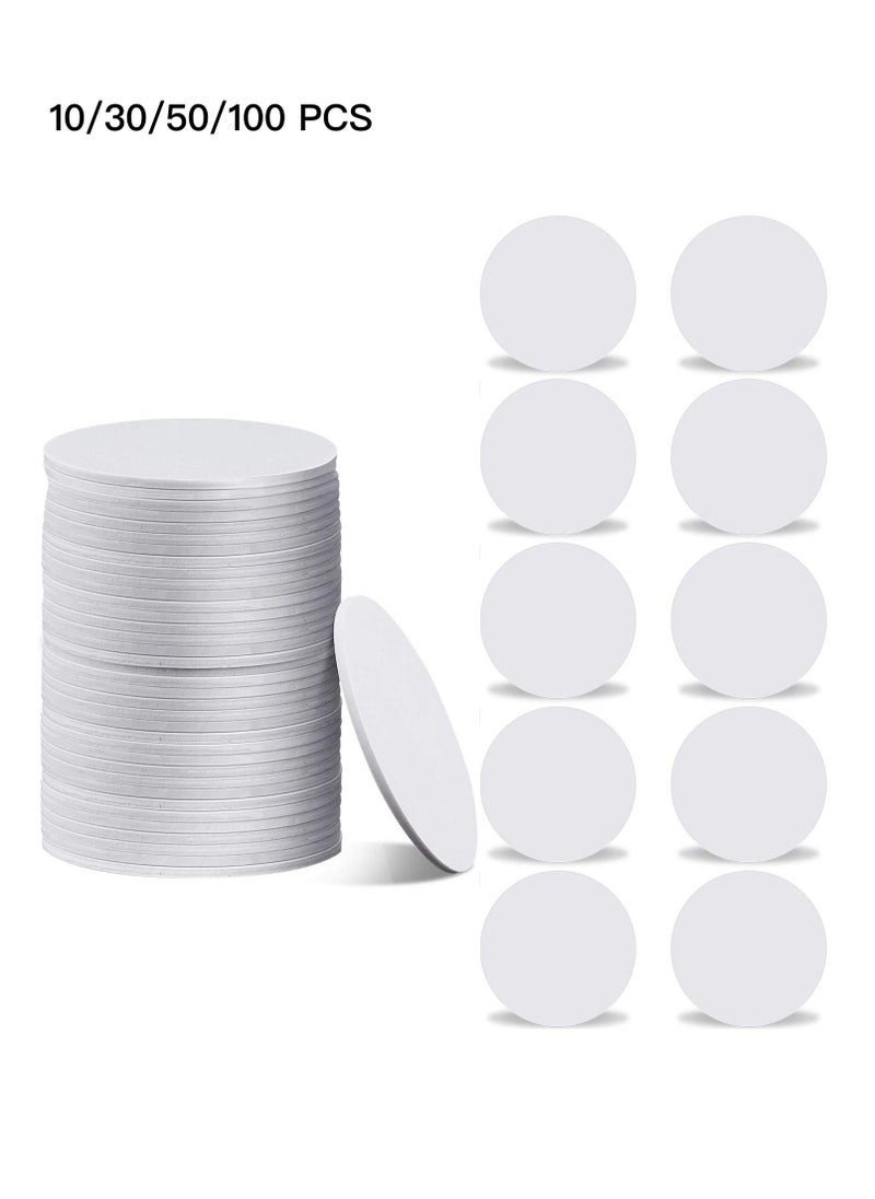 Excefore - 100pcs NFC 215 Cards NTAG215 NFC Round Cards NFC 215 Card Tag Compatible With TagMo And Amiibo and NFC Enabled Mobile Phones And Devices - Image 1