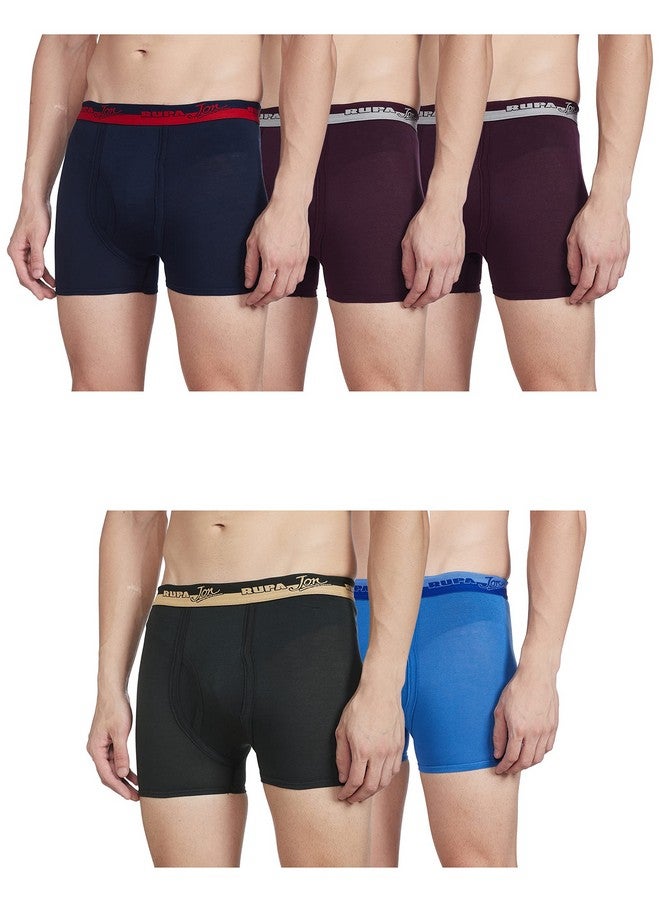 روبا سراويل داخلية قطنية للرجال من روبا (عبوة من 5 قطع) (Rjnjnrtdrop500True_95 سم وقد تختلف الطباعة_95 سم)، متنوعة