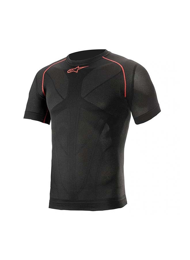 Alpinestars Alpinestars Ride Tech V2 Top Short Sleeve Summer Black/Red - XS/S  - Image 1