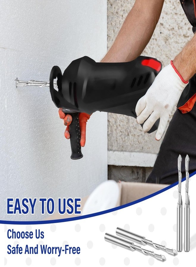 Tondiamo 10 Pcs Drywall Router Bits 3/16 Drywall Drill Cutting Bits M2 Speed Steel Spiral Downward Router Cutout Rotary Guidepoint Drill Tool - Image 4