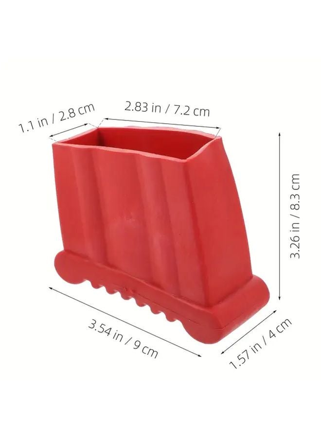 2pcs Heavy Duty Non Slip Folding Ladder Foot Pads Anti Skid Stair Leg Cushion Bumpers - Image 4