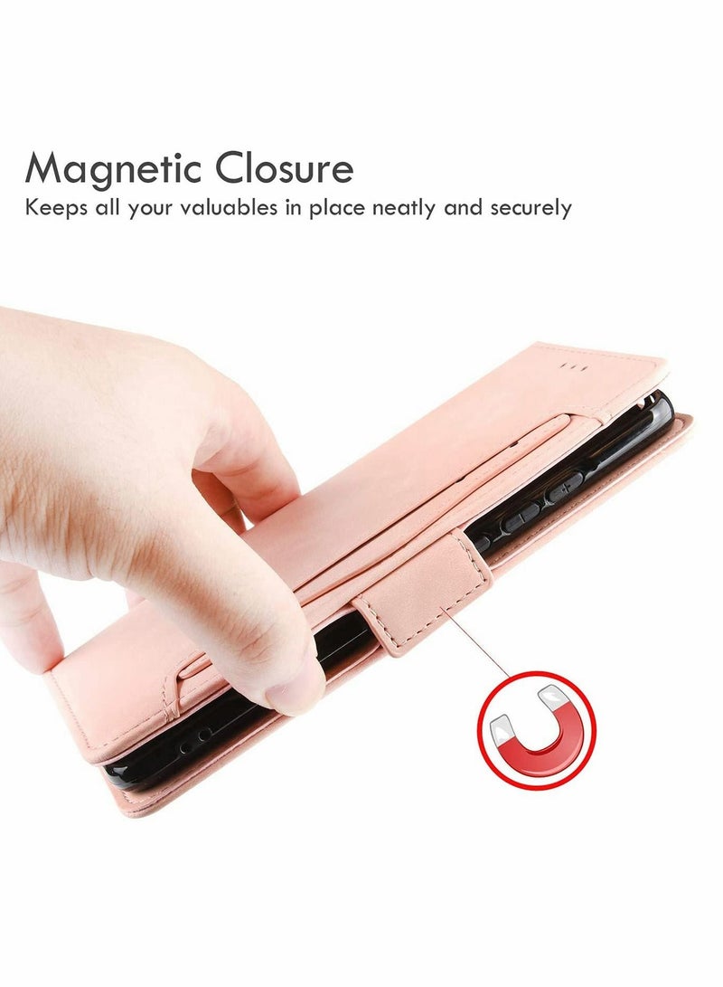 Y&D Classic Leather Wallet Foldable Case with Credit Card Holder Slots Flip for Samsung Galaxy Z Fold2 - Image 3