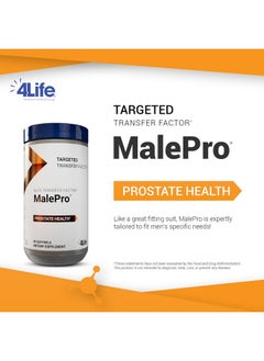 4life 4Life Transfer Factor MalePro - Supports Healthy Prostate, and Urinary Tract Health with Saw Palmetto, Lycopene, Selenium, and Kudzu - 90 Softgels  - Image 3