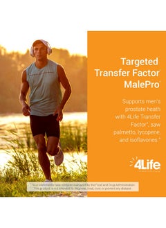 4life 4Life Transfer Factor MalePro - Supports Healthy Prostate, and Urinary Tract Health with Saw Palmetto, Lycopene, Selenium, and Kudzu - 90 Softgels  - Image 4