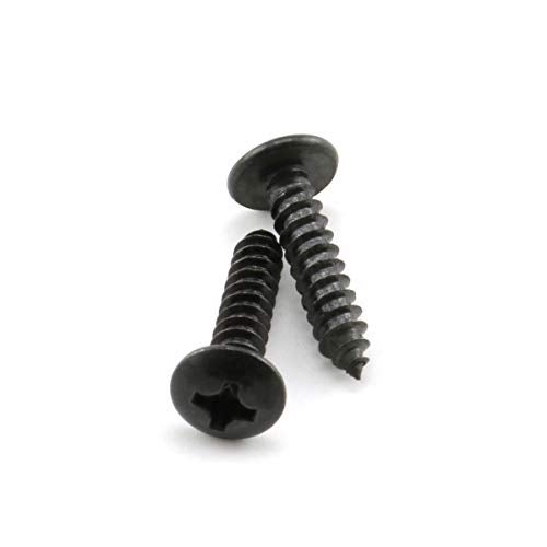 heyous 100pcs 1/4 inch (6.4mm) R-Type Cable Clamp Nylon Wire Hose Tube Fastener Fixed Cable Tie Mount Organizer Holder R Type Cable Clip with Mounting Screw Black - Image 5
