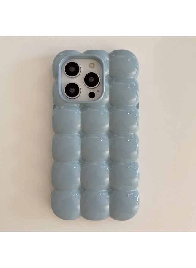 Generic - Ins Solid Color Macaroon Egg Phone Case For Apple 15Pro Max IPhone16 13 Wen 14-Color:XMR Egg Blue-Applicable Model:12pro (without Packaging) - Image 1