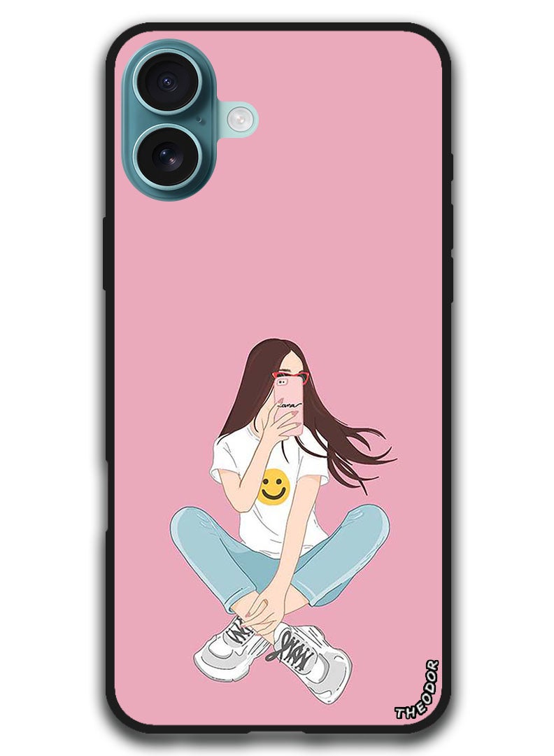 Theodor Protective Case Anti Scratch Shock Proof Bumper Cover For iPhone 16 (6.1)-inch Selfie - Image 1