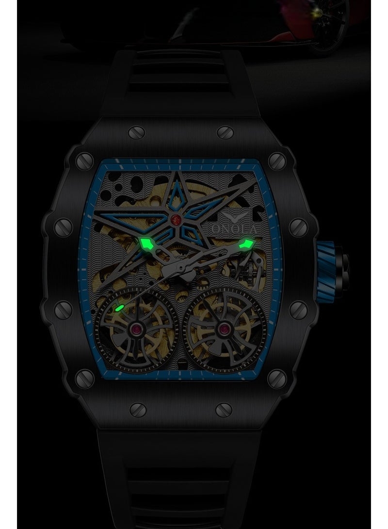أونولا ساعة رجالية أوتوماتيكية هيكلية بعجلة موازنة - Image 3