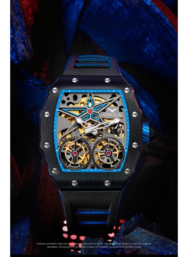 أونولا ساعة رجالية أوتوماتيكية هيكلية بعجلة موازنة - Image 2