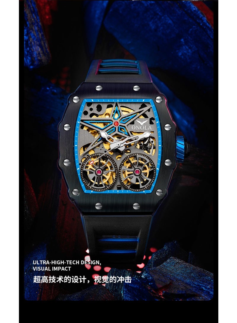 أونولا ساعة رجالية أوتوماتيكية هيكلية بعجلة موازنة - Image 4