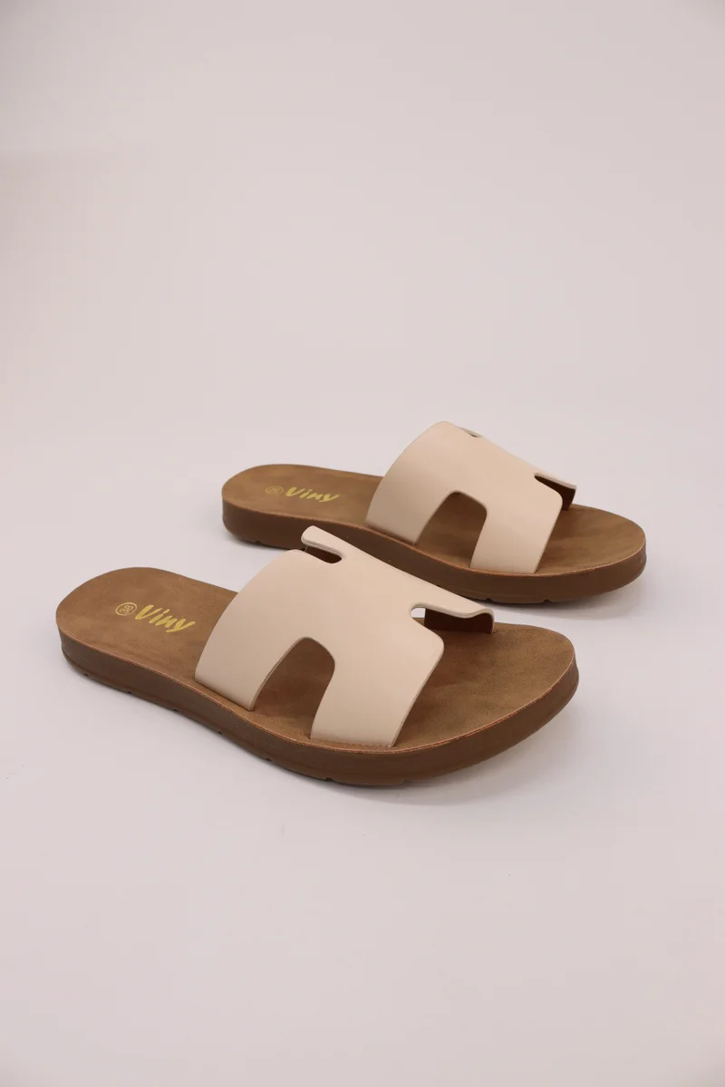 Viny VINY Women's Everyday Comfort Flat Sandals | Soft Lightweight Casual Walking Sandals for Daily Wear, Beach, Poolside, Casual Outings, Outdoor Activities, Travel & All-Day Comfort | Available in 8 Colors