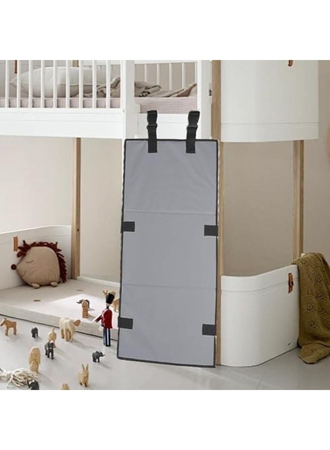 Gray Bunk Bed Ladder Cover Guard Lock Prevents Access to Climbing Ladders 79x39cm - Image 4