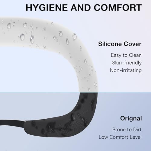 APEXINNO VR Silicone Face Pad Cover for Meta Quest 3 Original Headset Accessories,Oculus/Meta Quest 3 Accessories VR Face Cushion Pad Mask for Original Headset Face Pad (White) - Image 2