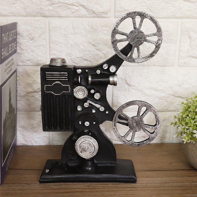 Vintage Resin Movie Film Projector Model Figurine Figure Props Home Decor - Image 2