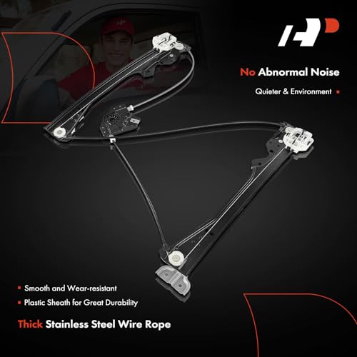 A-Premium Electric Power Window Regulator Without Motor Compatible with Ford Edge 2015-2020, Front Right Passenger Side - Image 4