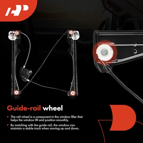 A-Premium Electric Power Window Regulator Without Motor Compatible with Ford Edge 2015-2020, Front Right Passenger Side - Image 5