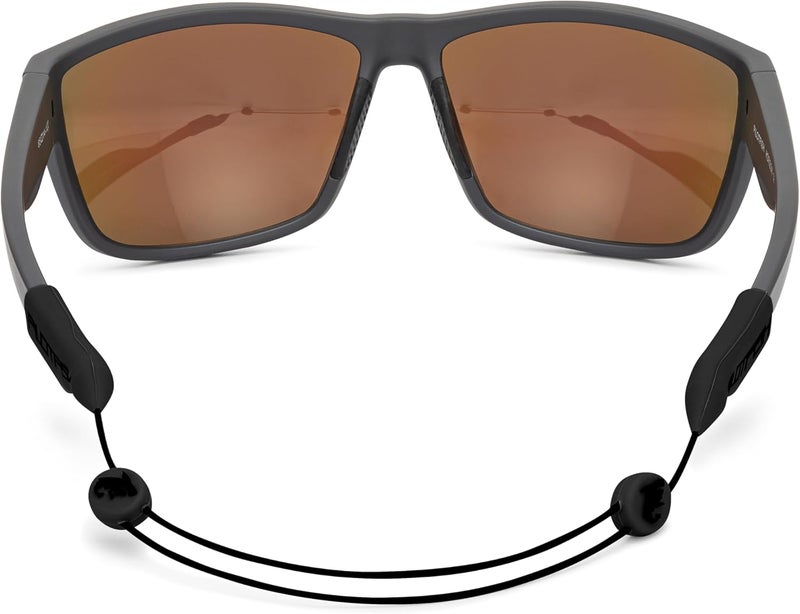 Pilotfish No Tail Adjustable Eyewear Retainer Cable Strap: Sunglasses, Eyeglasses, Glasses (16 Inch, Tactical Black) - Image 2