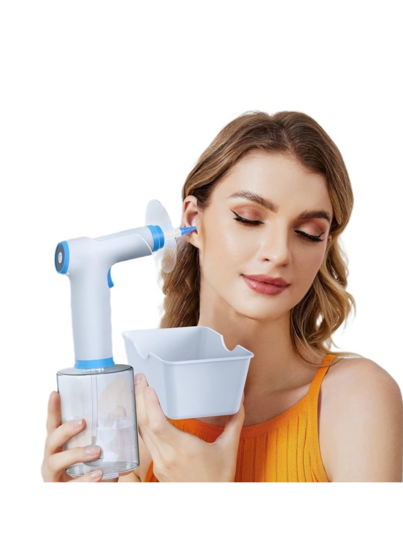 Ru syanl Electric Ear Wax Removal Kit Safe and Effective Ear Cleaner with 4 Pressure Settings for Ear Wax Buildup Ear Cleaning Irrigation Kit for Adults and Kids  - Image 1