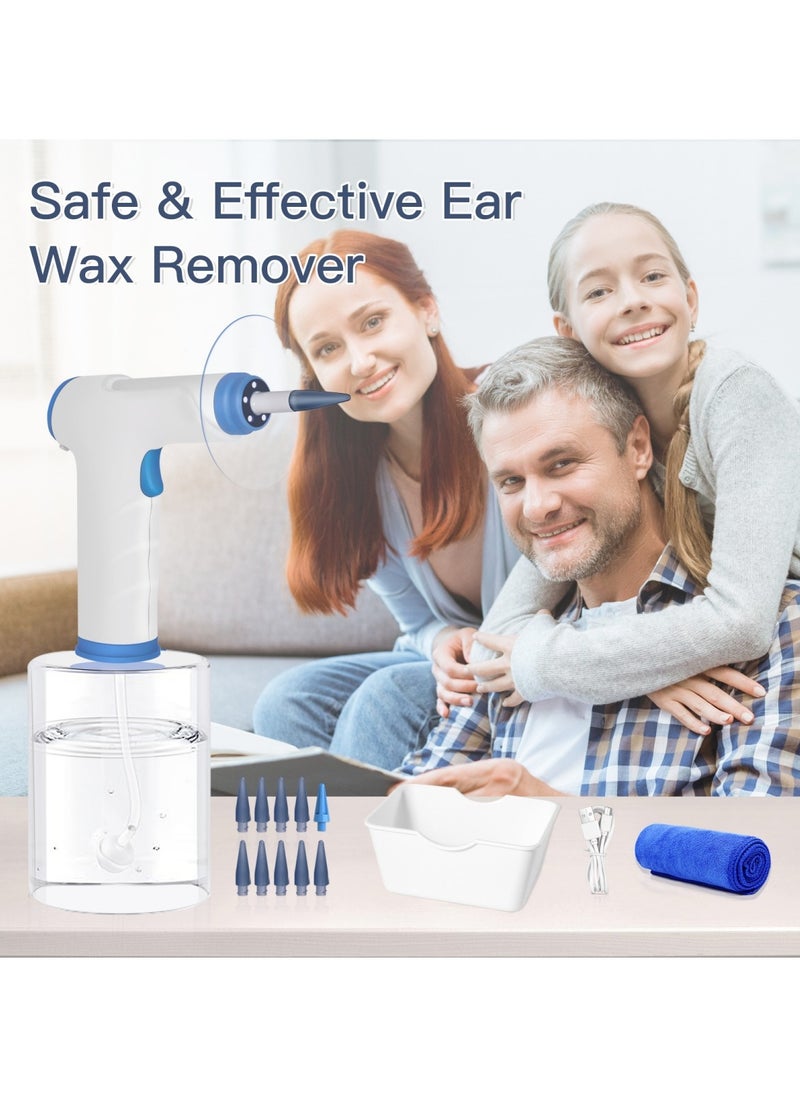 Ru syanl Electric Ear Wax Removal Kit Safe and Effective Ear Cleaner with 4 Pressure Settings for Ear Wax Buildup Ear Cleaning Irrigation Kit for Adults and Kids  - Image 3