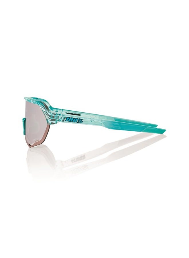 100% Professional choice S2 Sport Performance Cycling Sunglasses (Polished Translucent Mint - HiPER Silver Mirror Lens) - Image 3