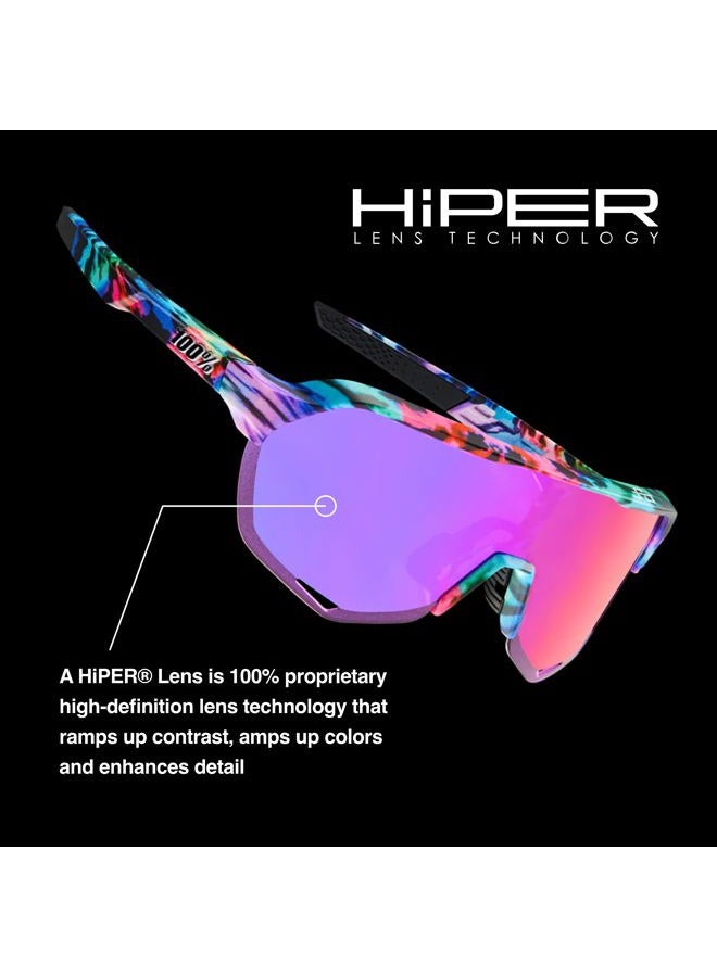 100% Professional choice S2 Sport Performance Cycling Sunglasses (Polished Translucent Mint - HiPER Silver Mirror Lens) - Image 4