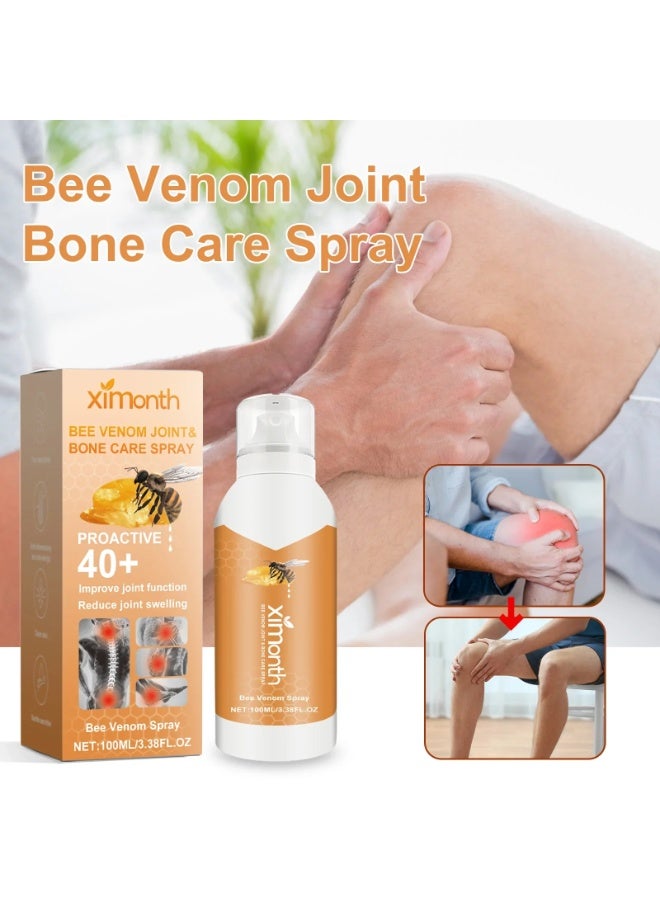Ximonth Proactive 40+ Bee Venom Joint Spray for Pain Relief and Improved Flexibility, Supports Healthy Bones and Joints, Ideal for Daily Use to Reduce Swelling and Enhance Mobility Comfort - Image 3