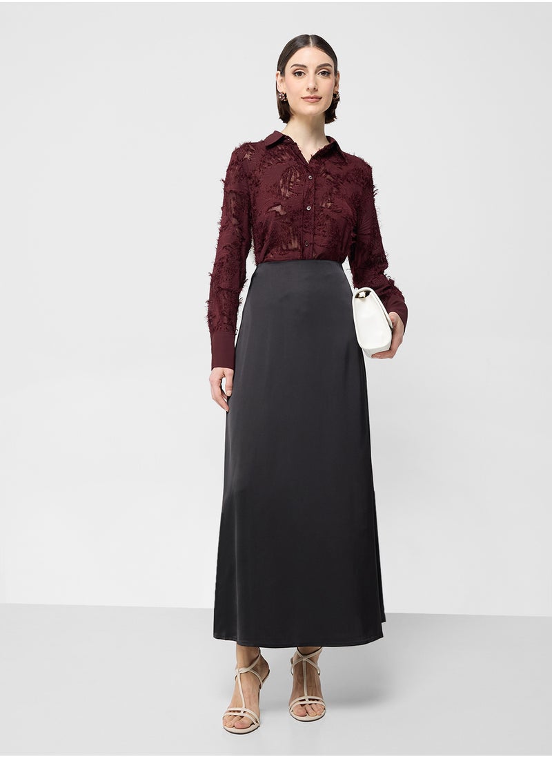 ELLA Satin Skirt  - Image 1