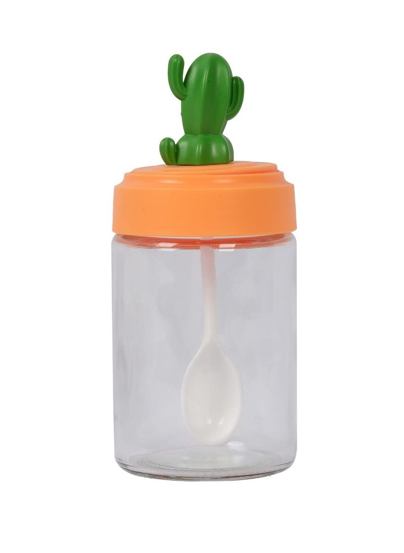 Generic - Set Of 4 Home Spice Container Jar Condiment Dispenser Salt carrot Organizer with 4 bottles Set for Herbs, Salt and Pepper - Image 1